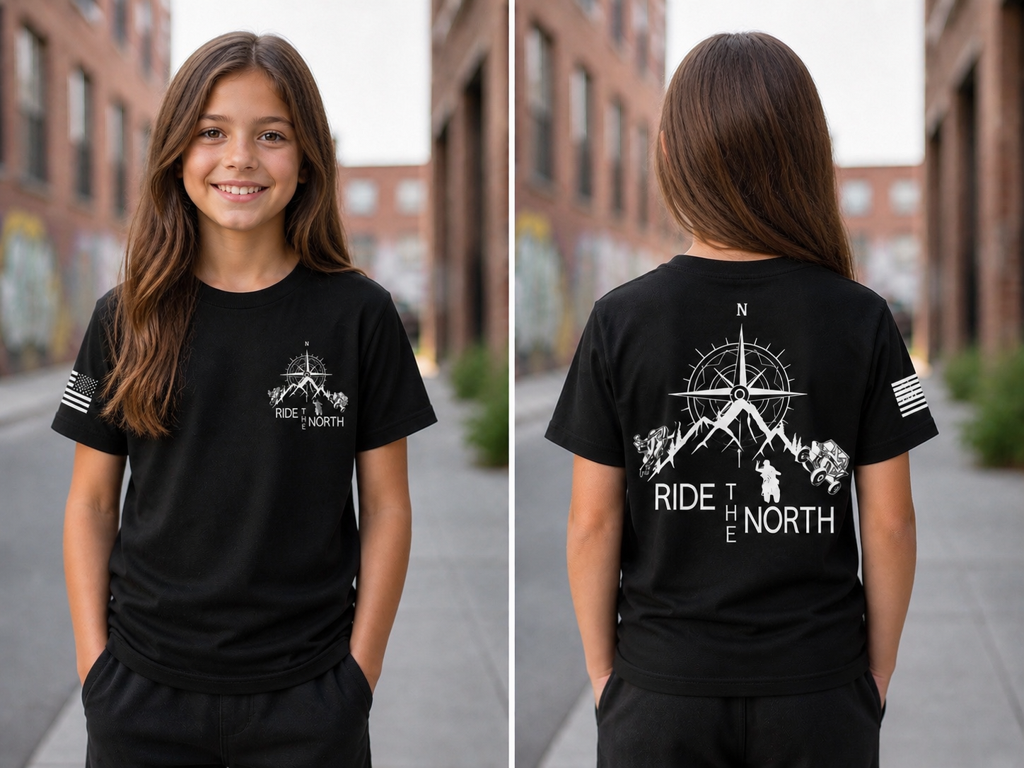 RIDE THE NORTH youth t-shirt
