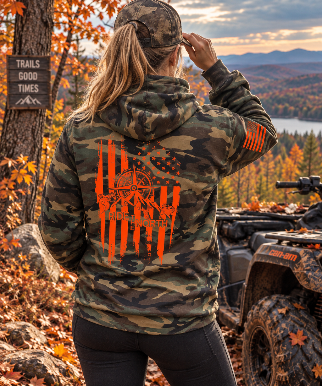 RTN military camo hoodie