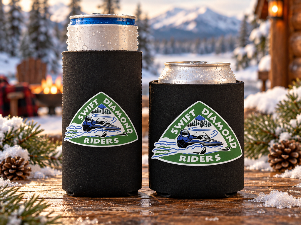 SWIFT DIAMOND RIDERS Can and Bottle cooler - triangle logo