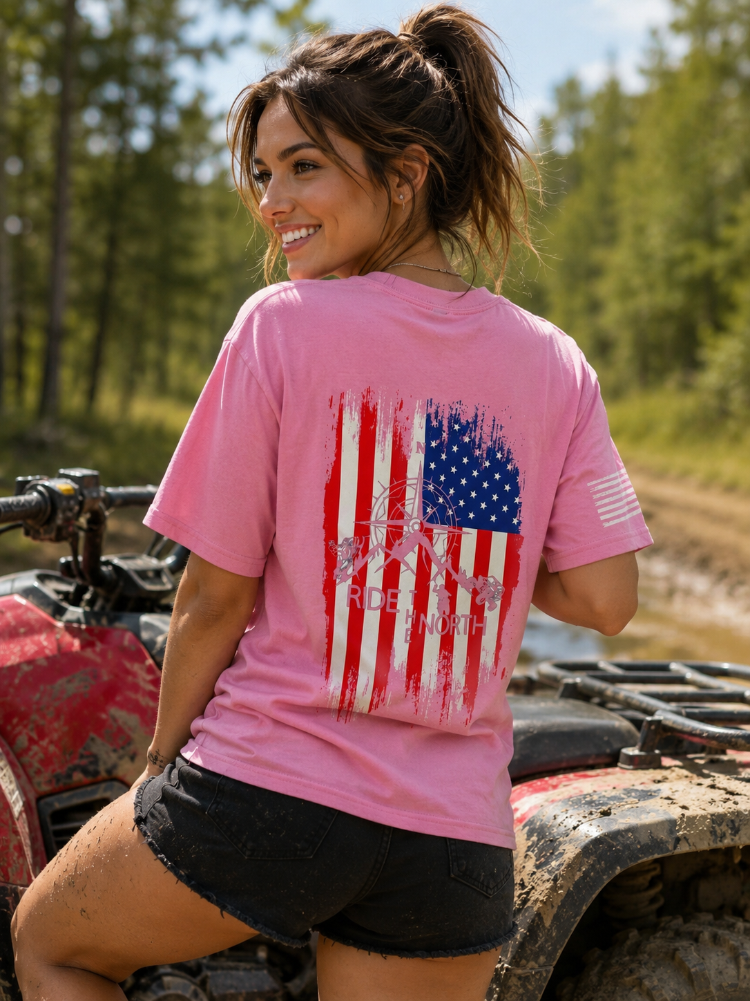 RTN flag logo T-shirt