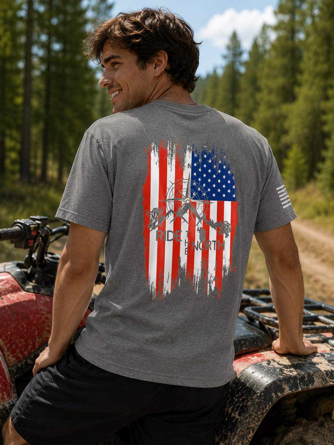 RTN flag logo T-shirt