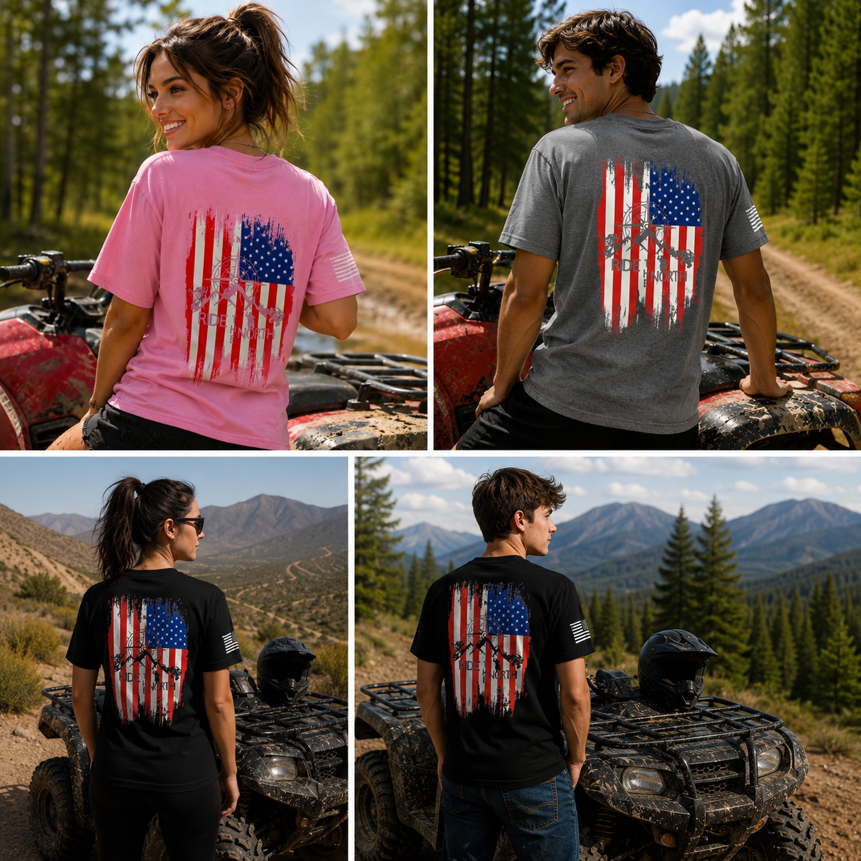 RTN flag logo T-shirt