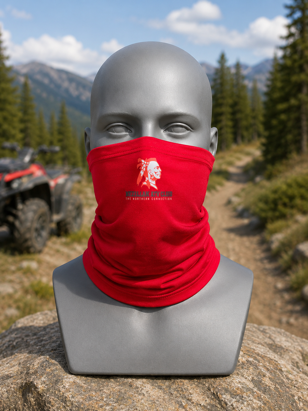 METALLAK ATV CLUB face mask/neck gaiter