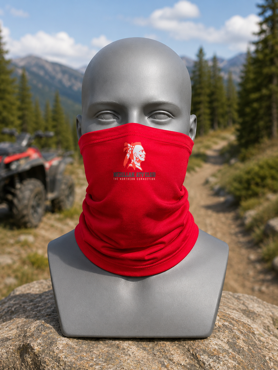 METALLAK ATV CLUB face mask/neck gaiter