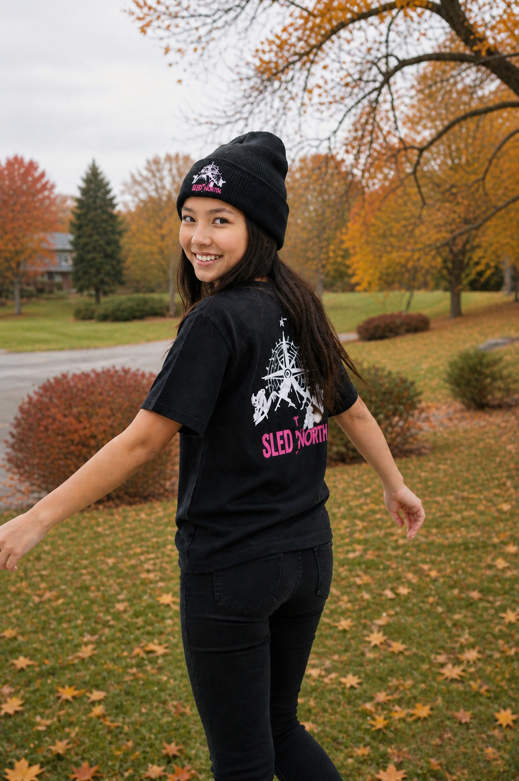 SLED THE NORTH youth t-shirt