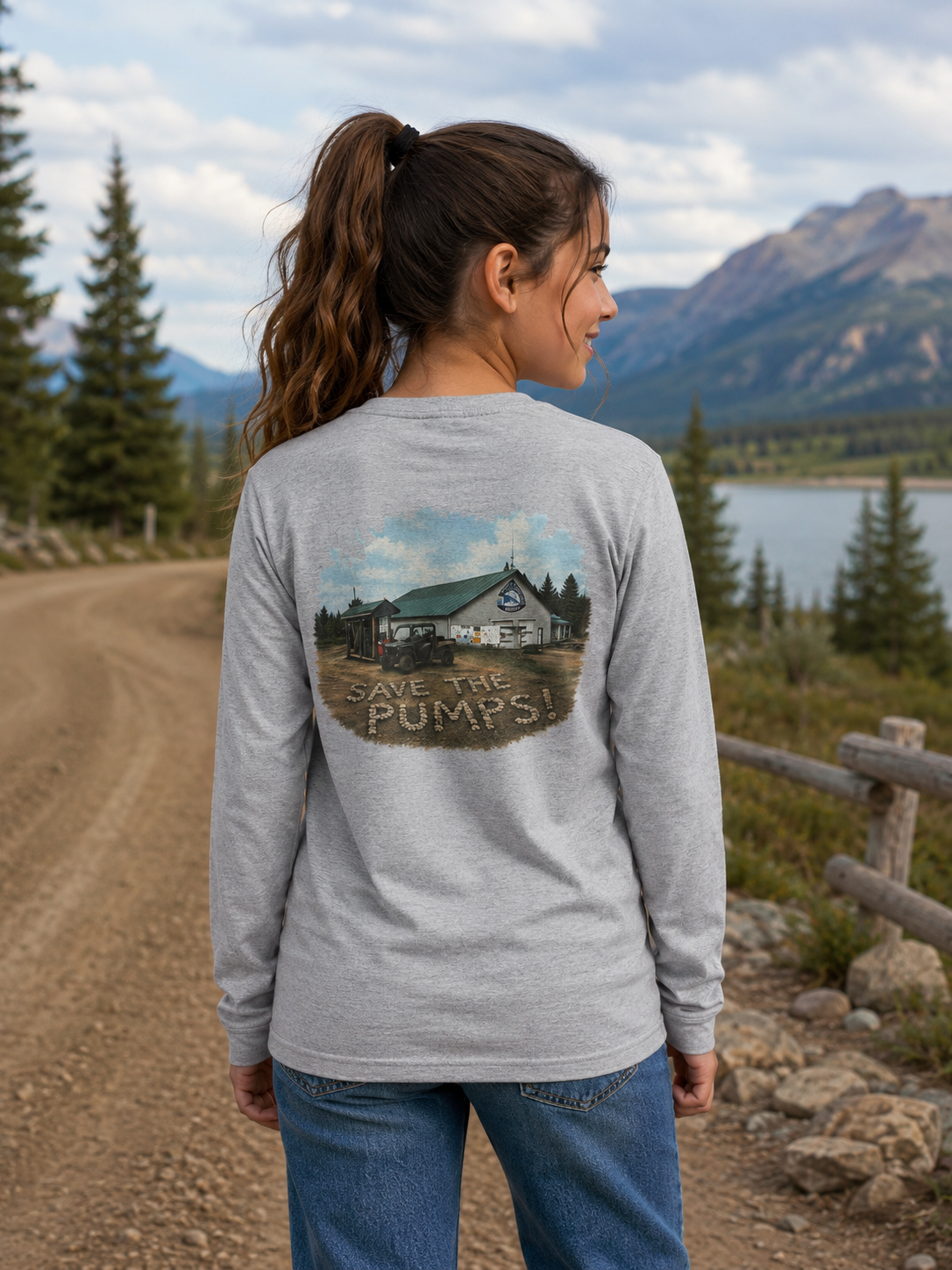 SAVE THE PUMPS youth long sleeve METALLAK ATV CLUB