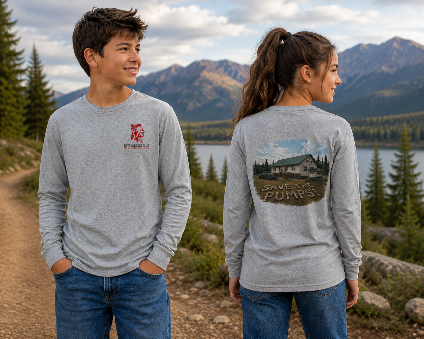SAVE THE PUMPS youth long sleeve METALLAK ATV CLUB
