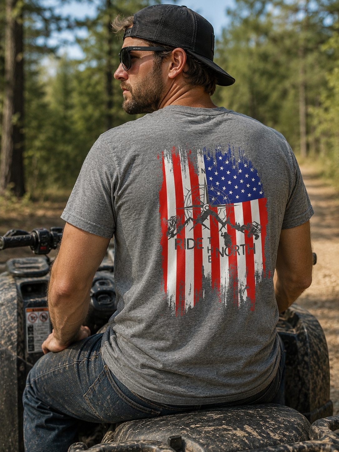RTN flag logo T-shirt