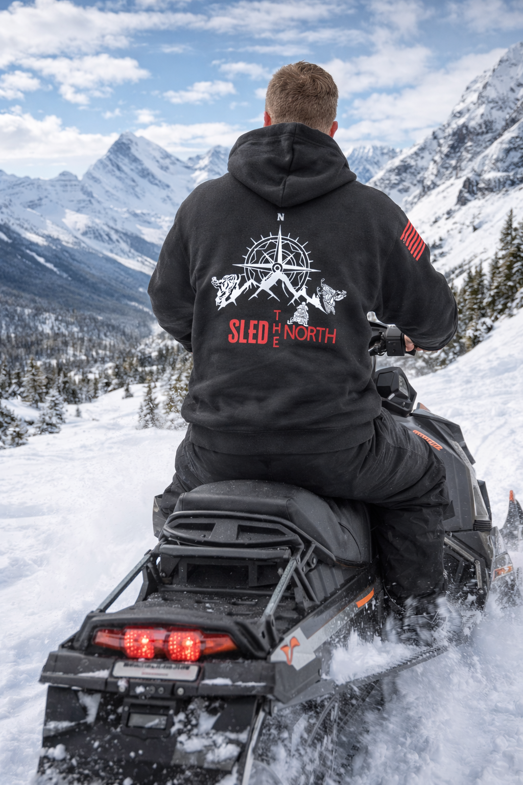 SLED THE NORTH hoodie