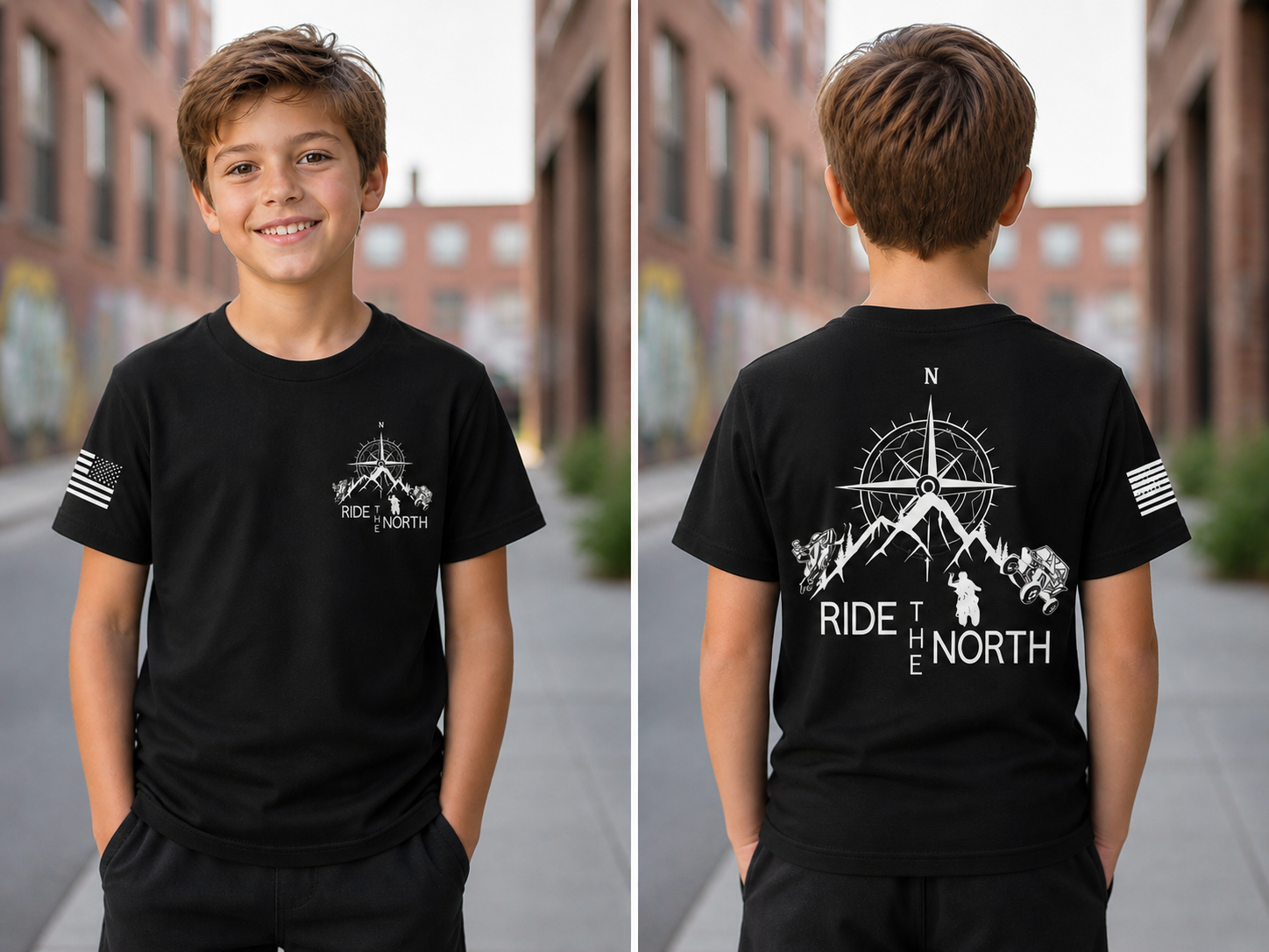 RIDE THE NORTH youth t-shirt