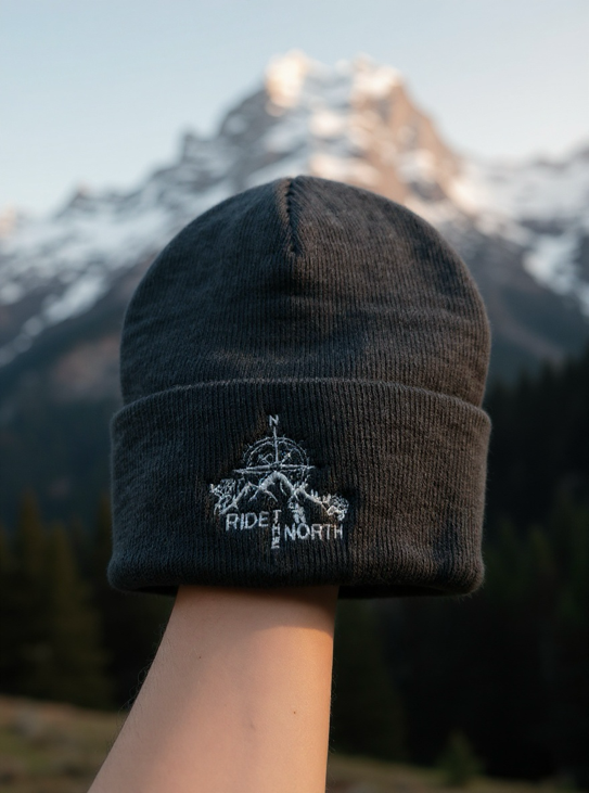 RIDE THE NORTH Winter Hat embroidered