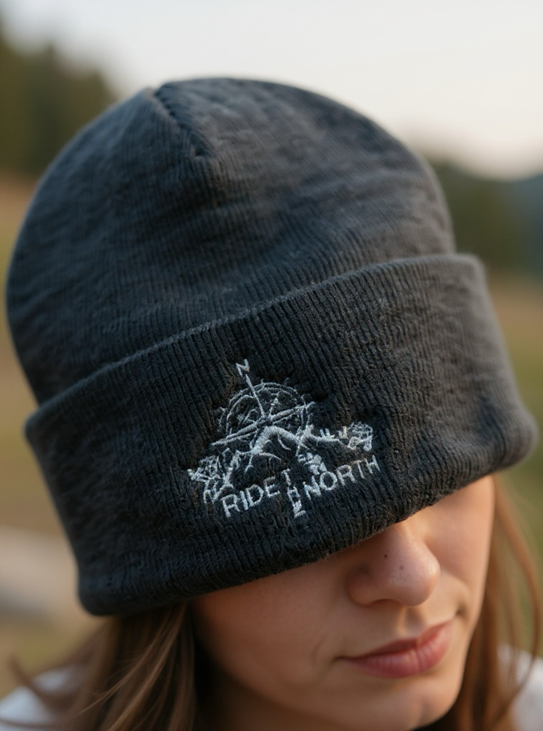 RIDE THE NORTH Winter Hat embroidered