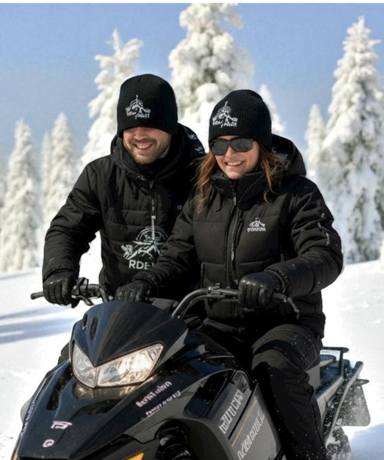 RIDE THE NORTH Winter Hat embroidered