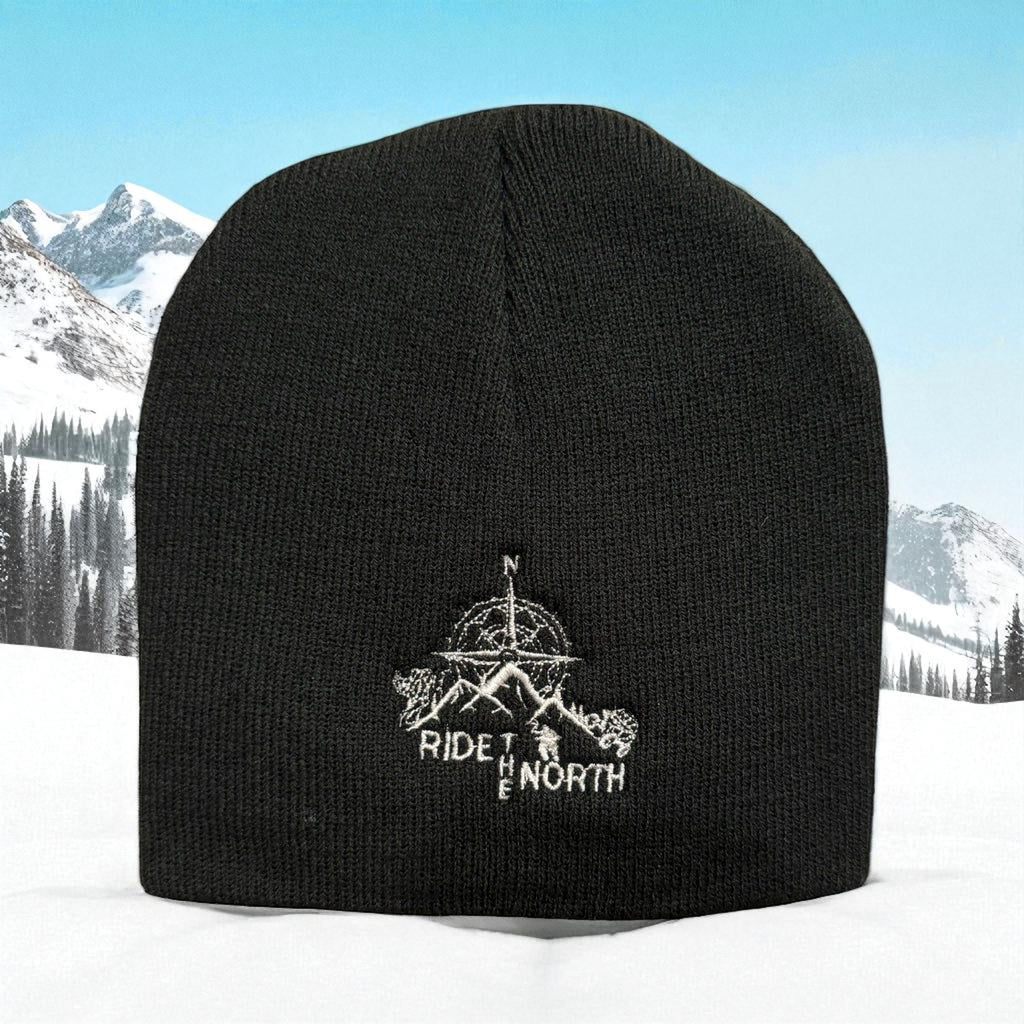 RIDE THE NORTH Winter Hat embroidered