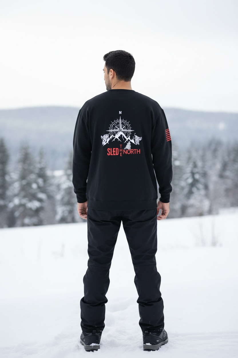 SLED THE NORTH long sleeve shirt