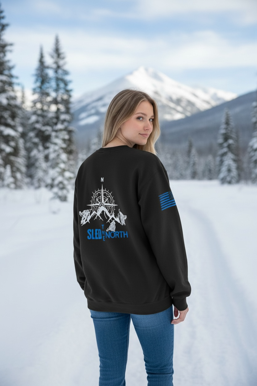 SLED THE NORTH long sleeve shirt