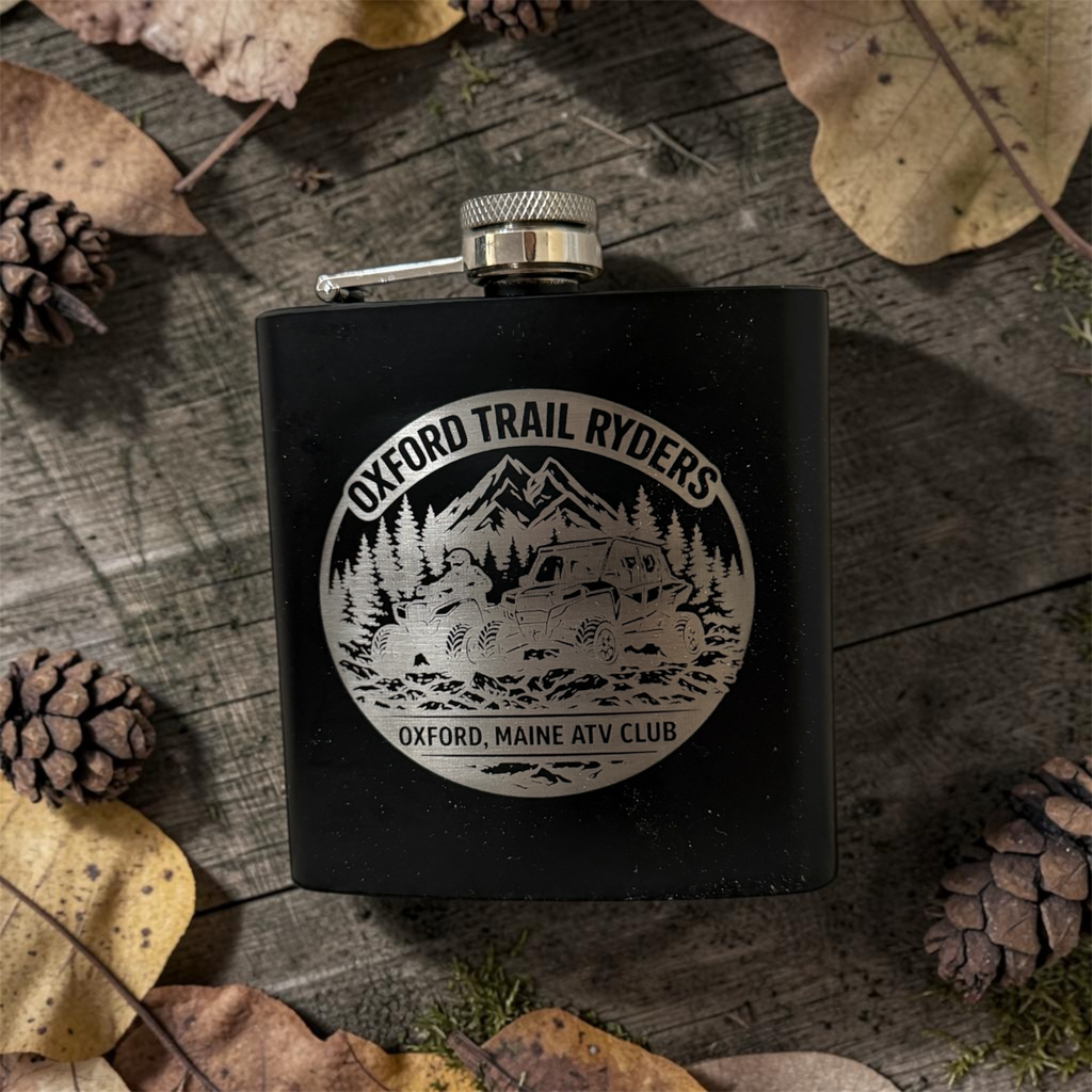 OTR Laser Engraved Flask