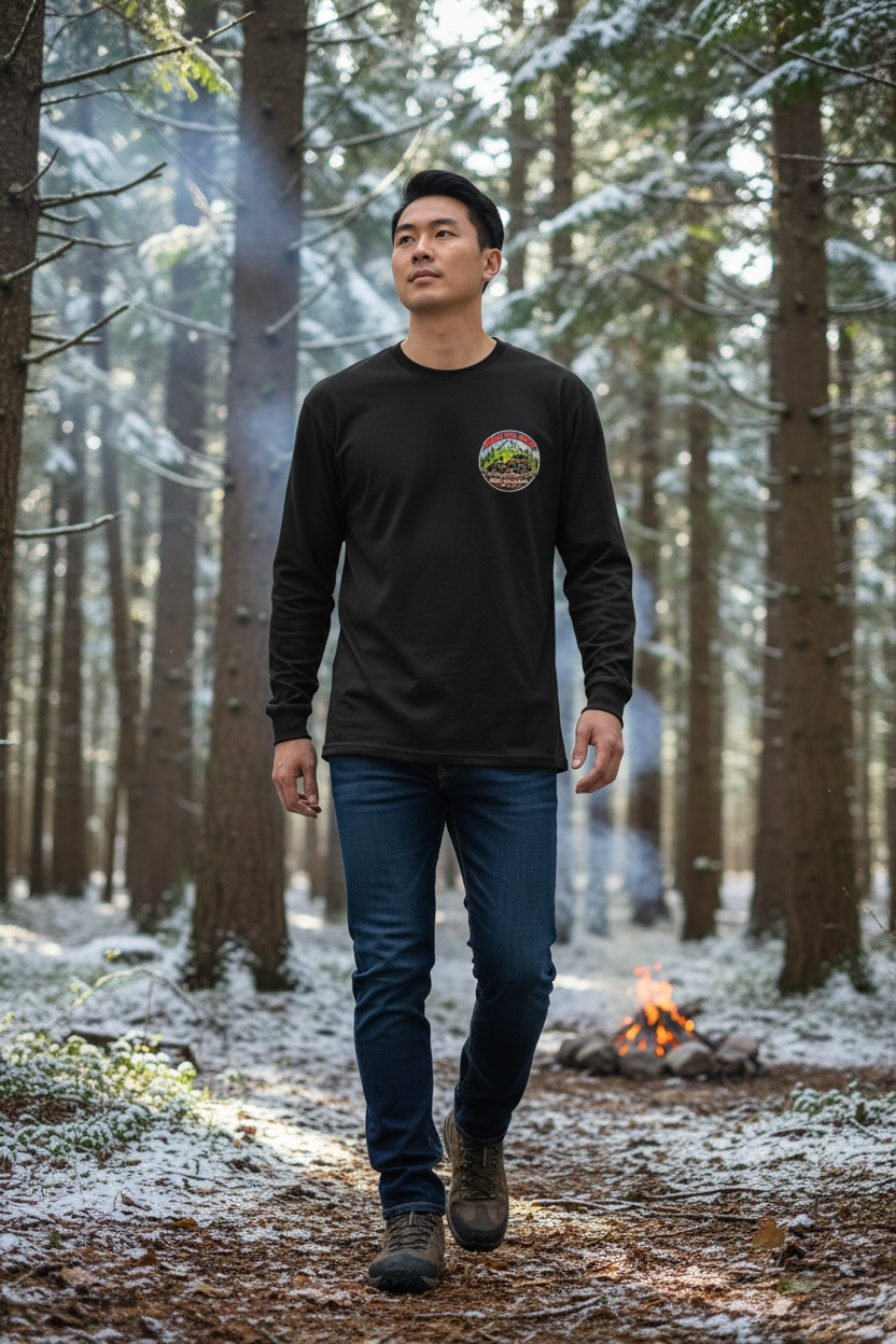 OTR cotton blend long sleeve shirts