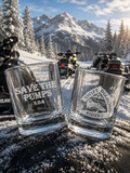 SAVE THE PUMPS shot glass SWIFT DIAMOND RIDERS