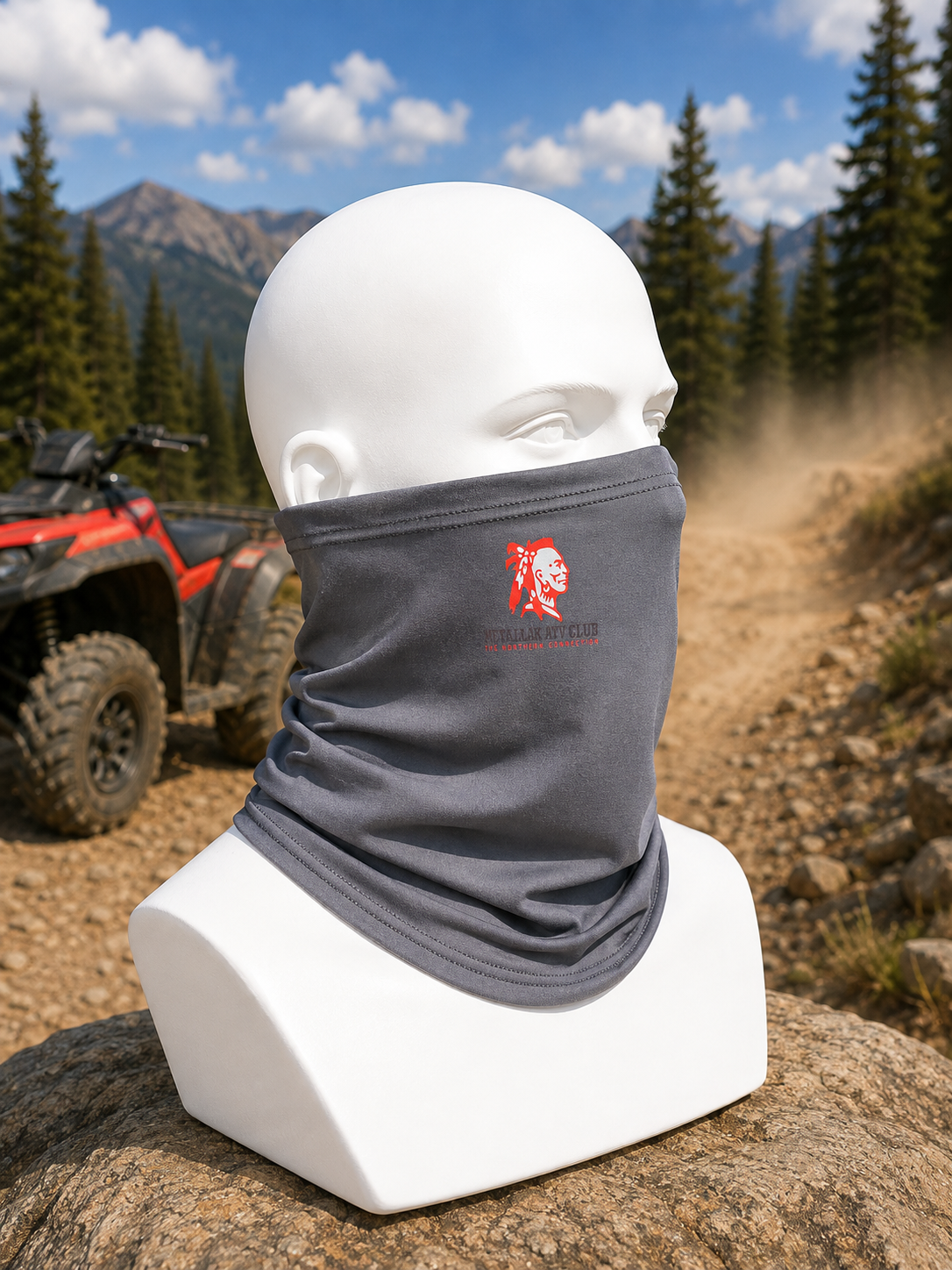METALLAK ATV CLUB face mask/neck gaiter