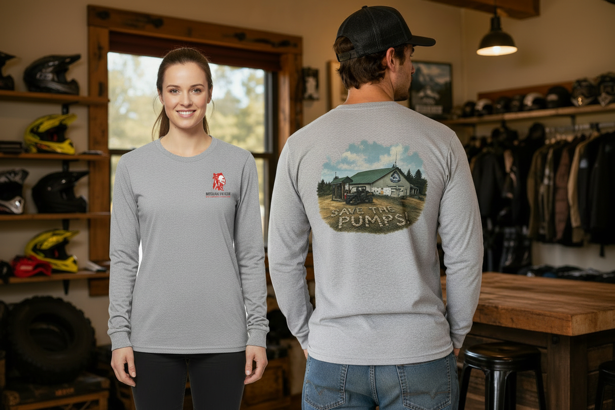 Metallak ATV Club Long Sleeve Front and Back