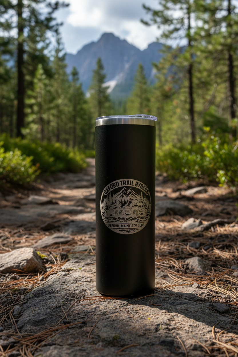 Oxford Trail Ryders Black Tumbler