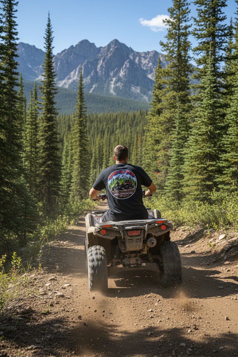 Oxford Trail Ryders T-Shirt — Rider on Quad