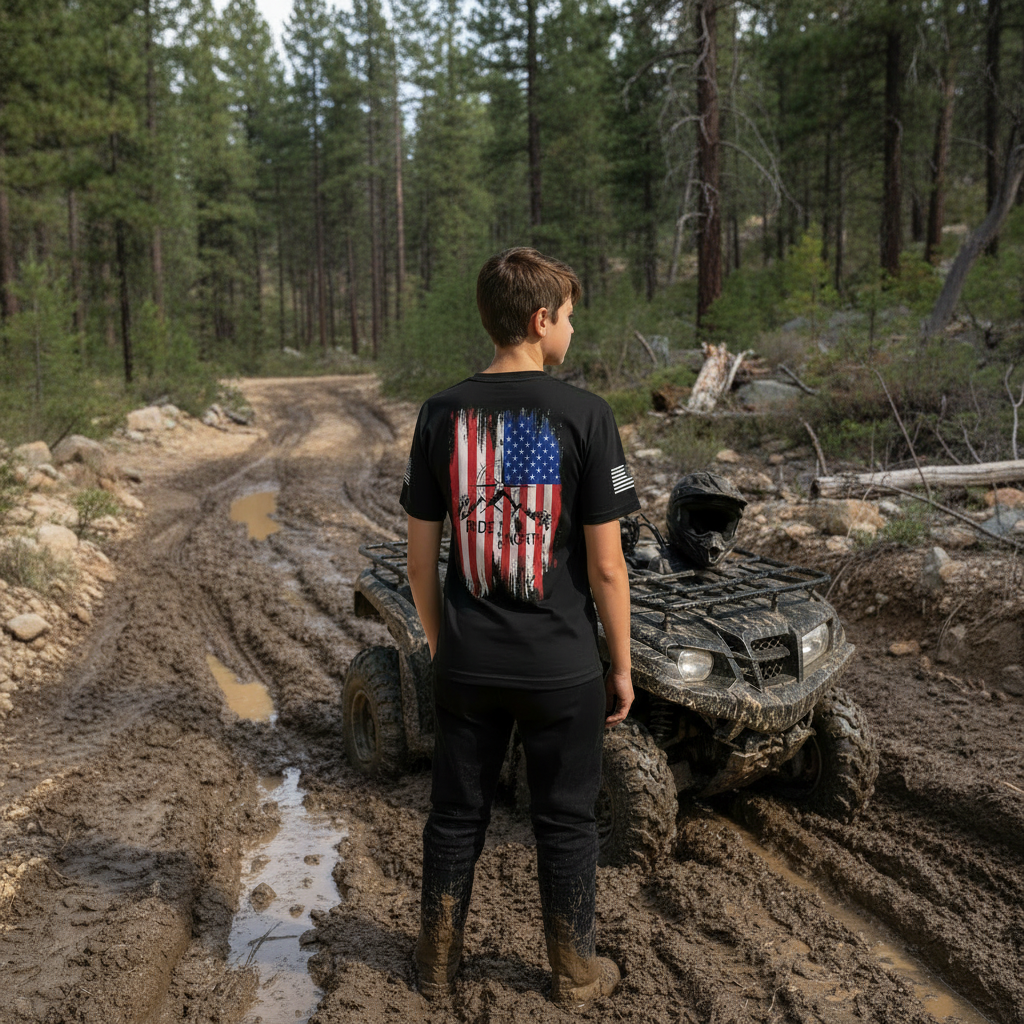 Youth Boy - Muddy Off-Road Track